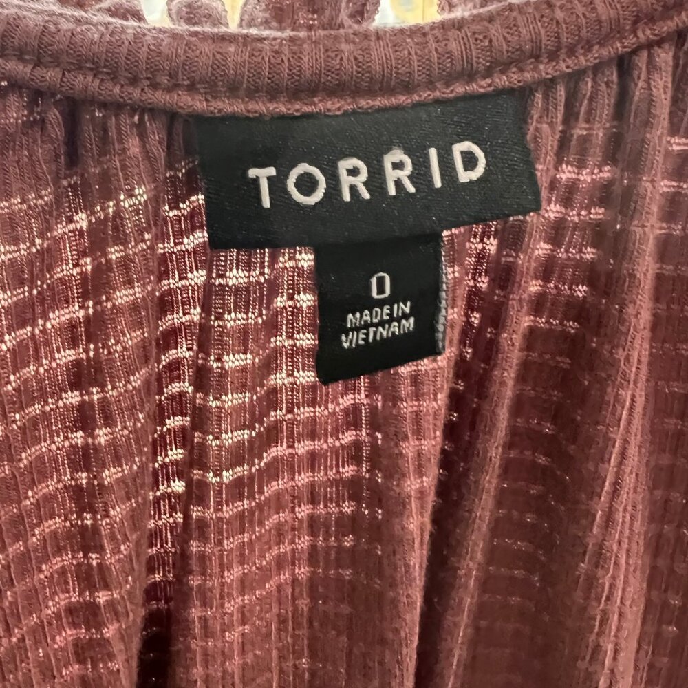 Torrid Embroidered Sleeve Top - Picture 3 of 5
